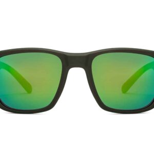 Green Full Rim Sports Sunglasses