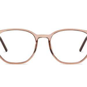 Brown Full Rim Square Eyeglasses